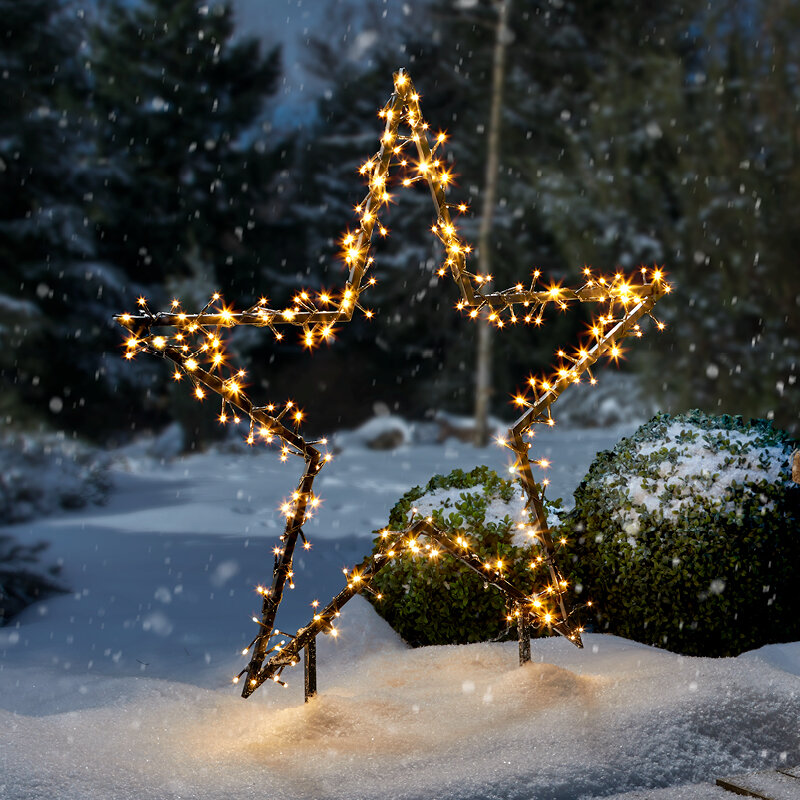 Stimmungsvolle Weihnachtsbeleuchtung