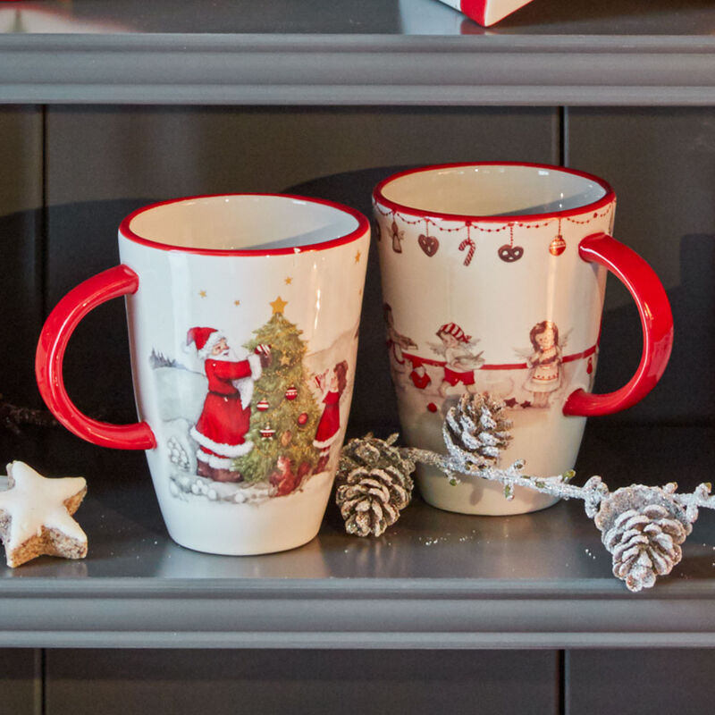 Dekorative Tassen mit  Weihnachtsdekor Bild 3