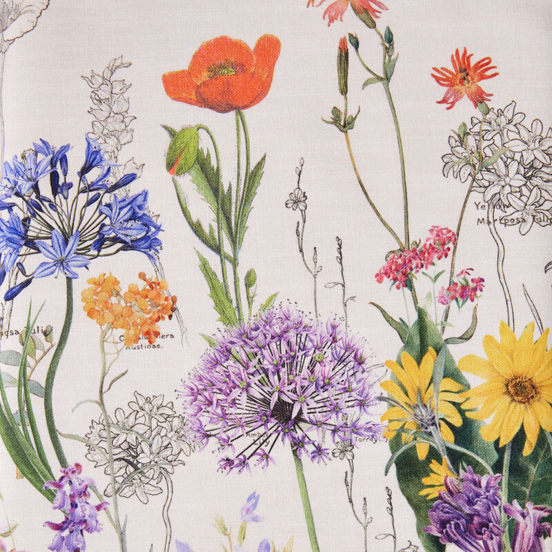 Einladende Tischdecke mit Wildblumen-Bordre Bild 2