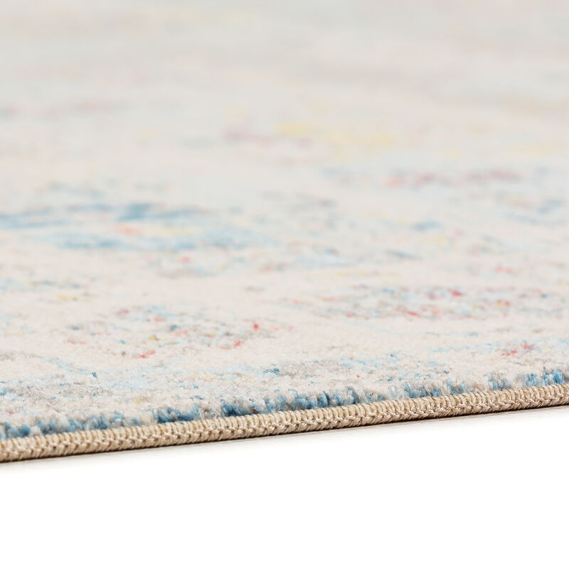Teppich mit historischem Muster (Hellblau) - neu interpretiert Bild 4