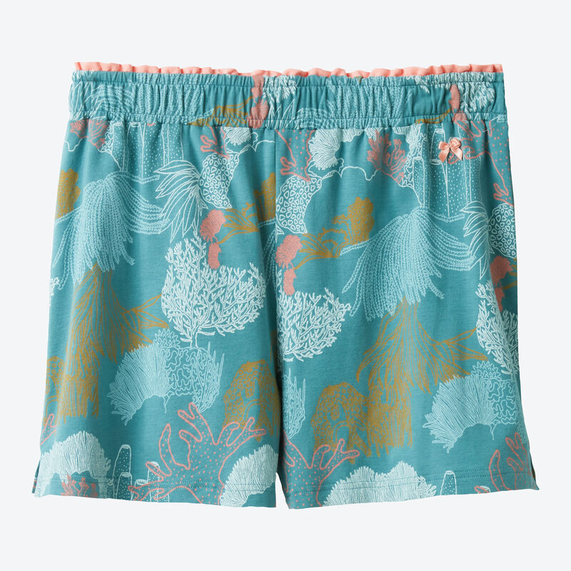 Modische Mix & Match Damen-Shorts mit Korallenprint Bild 2