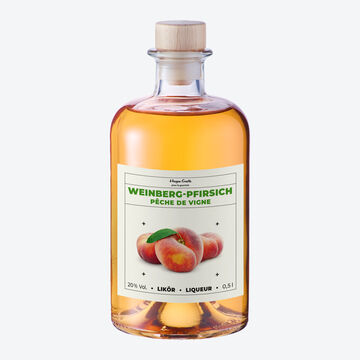 Produktbild fr 'Aromatischer Weinbergpfirsich-Likr aus dem Moseltal,Obstlikr, Pfirsichlikr, aromatisch'