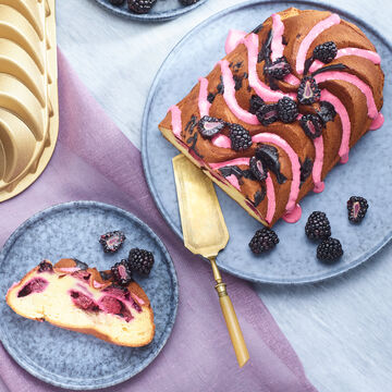 Produktbild fr 'Brombeer-Ahornsirup-Kuchen mit Mascarpone'