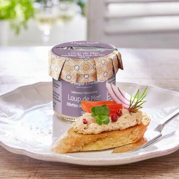 Produktbild fr 'Feinste Edelfisch Crostini-Creme aus frischem Loup de Mer'