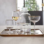 Produktbild fr 'Exquisites Vintage-Universalglas mit elegantem Goldrand'