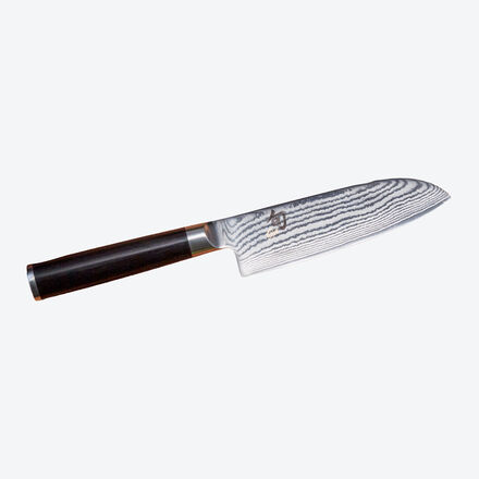 Produktbild fr 'KAI Shun Classic Santoku klein: Rostfreies Damaszener-Messer fr hchste Ansprche'