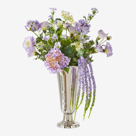 Produktbild fr 'Modern gebundenes Bouquet mit fliederfarbenen Blhern, Blumenstrau, Knstliche Blumen'