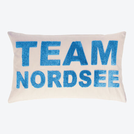 Produktbild fr 'Team Nordsee Maritime Kissenhlle, Kissenbezug, Landhausstil Kissen fr Nordsee-Fans'